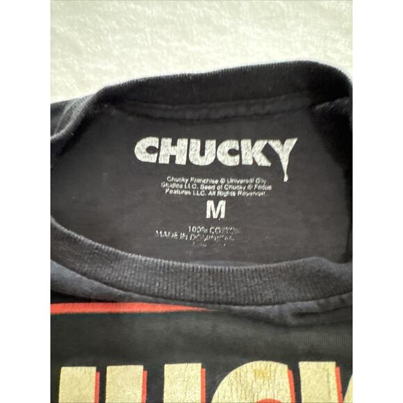 Chucky Scary Movie Medium Mens T Shirt Horror Graphic T Shirt - Picture 2 of 4